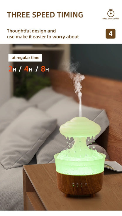 Raincloud humidifier